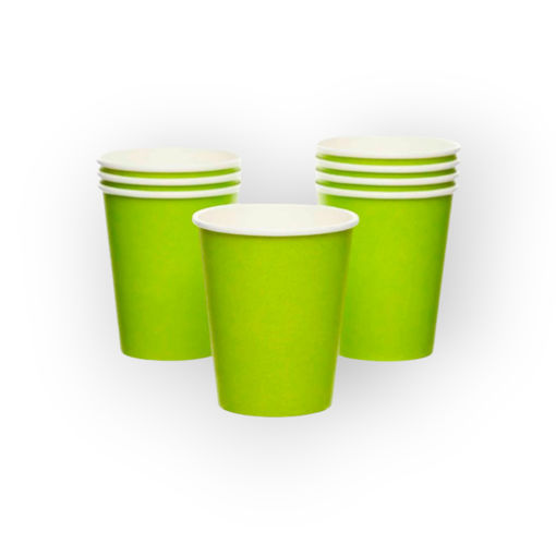 Picture of LIME PAPER CUPS 237ML 8PCS/PCK